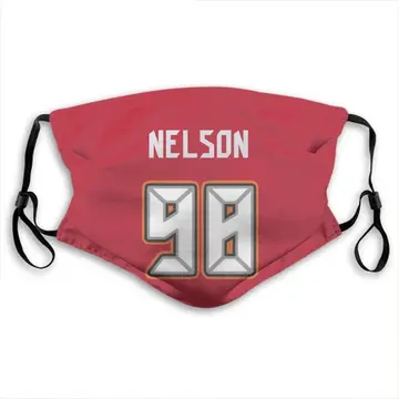 Anthony Nelson Tampa Bay Buccaneers Red Washable & Reusable Face Mask