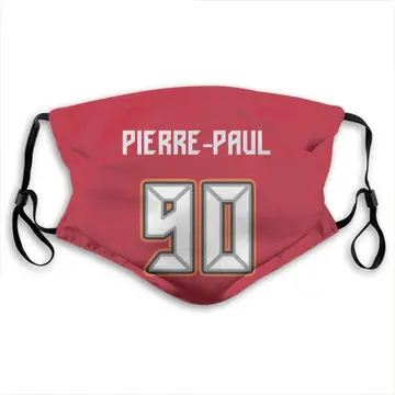 Jason Pierre-Paul Tampa Bay Buccaneers Red Washable & Reusable Face Mask