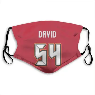 Lavonte David Tampa Bay Buccaneers Red Washable & Reusable Face Mask
