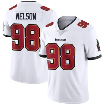 Men's Anthony Nelson Tampa Bay Buccaneers Limited White Vapor Untouchable Jersey