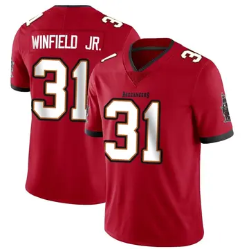 Men's Antoine Winfield Jr. Tampa Bay Buccaneers Limited Red Team Color Vapor Untouchable Jersey