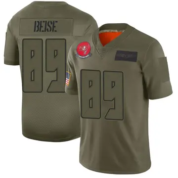 Men's Ben Beise Tampa Bay Buccaneers Limited Camo 2019 Salute to Service Jersey