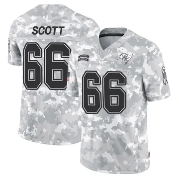 Men's Ben Scott Tampa Bay Buccaneers Limited Arctic Camo 2024 Salute to Service Jersey