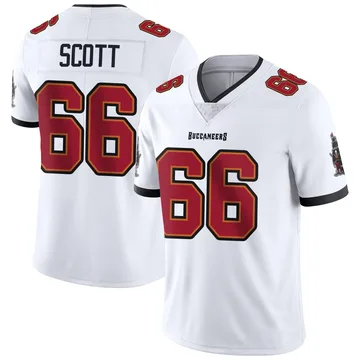 Men's Ben Scott Tampa Bay Buccaneers Limited White Vapor Untouchable Jersey