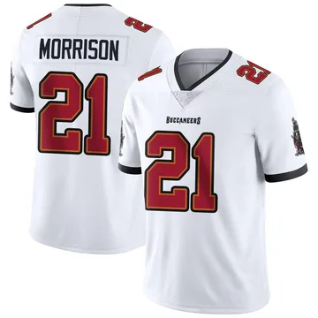 Men's Benjamin Morrison Tampa Bay Buccaneers Limited White Vapor Untouchable Jersey