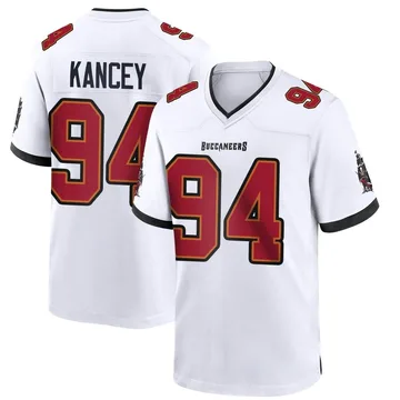 Men's Calijah Kancey Tampa Bay Buccaneers Game White Jersey
