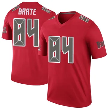 Men's Cameron Brate Tampa Bay Buccaneers Legend Red Color Rush Jersey