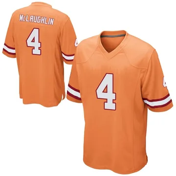 Men's Chase McLaughlin Tampa Bay Buccaneers Game Orange Alternate Jersey