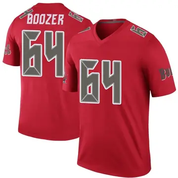 Men's Cole Boozer Tampa Bay Buccaneers Legend Red Color Rush Jersey