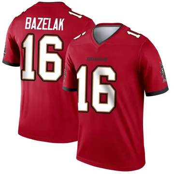 Men's Connor Bazelak Tampa Bay Buccaneers Legend Red Jersey