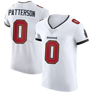 Men's Dean Patterson Tampa Bay Buccaneers Elite White Vapor Jersey
