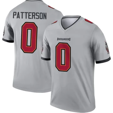 Men's Dean Patterson Tampa Bay Buccaneers Legend Gray Inverted Jersey