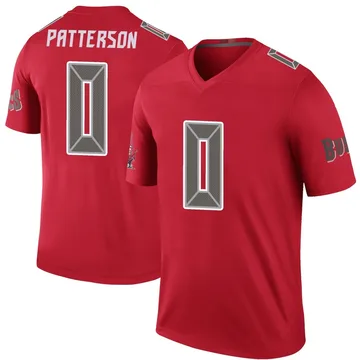 Men's Dean Patterson Tampa Bay Buccaneers Legend Red Color Rush Jersey