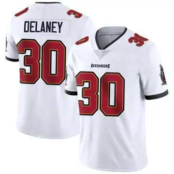 Men's Dee Delaney Tampa Bay Buccaneers Limited White Vapor Untouchable Jersey
