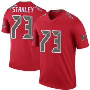 Men's Donell Stanley Tampa Bay Buccaneers Legend Red Color Rush Jersey
