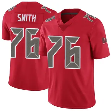 Men's Donovan Smith Tampa Bay Buccaneers Limited Red Color Rush Jersey