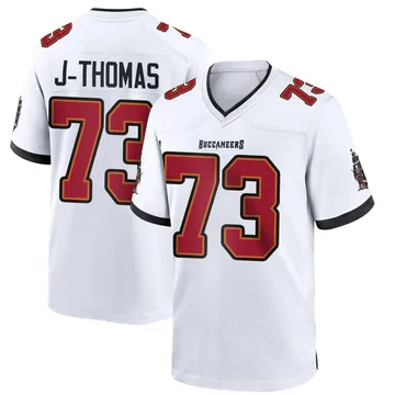 Men's Dvon J-Thomas Tampa Bay Buccaneers Game White Jersey