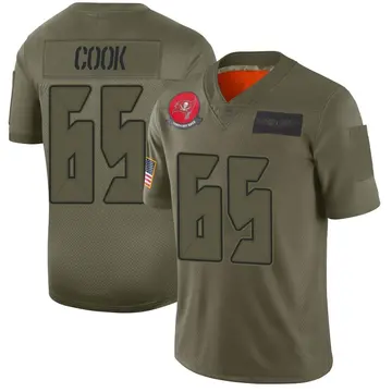 Men's Dylan Cook Tampa Bay Buccaneers Limited Camo 2019 Salute to Service Jersey