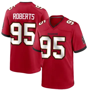 Men's Elijah Roberts Tampa Bay Buccaneers Game Red Team Color Jersey
