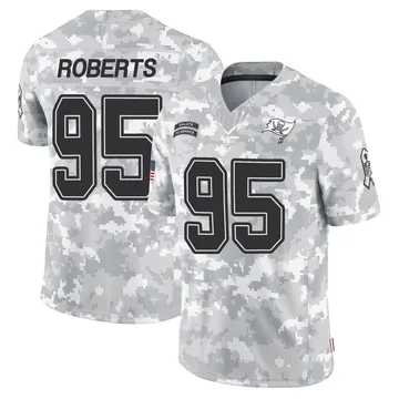 Men's Elijah Roberts Tampa Bay Buccaneers Limited Arctic Camo 2024 Salute to Service Jersey