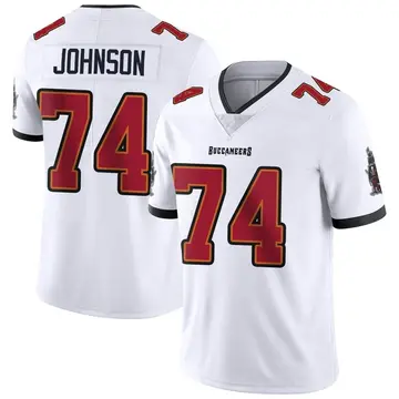 Men's Fred Johnson Tampa Bay Buccaneers Limited White Vapor Untouchable Jersey