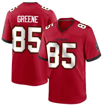 Men's Garrett Greene Tampa Bay Buccaneers Game Red Team Color Jersey