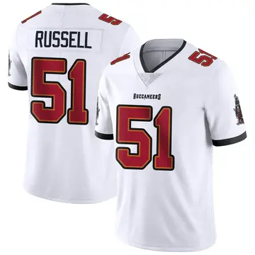 Men's J.J. Russell Tampa Bay Buccaneers Limited White Vapor Untouchable Jersey