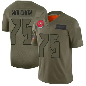 Men's John Molchon Tampa Bay Buccaneers Limited Camo 2019 Salute to Service Jersey