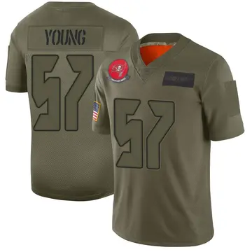 Men's Jordan Young Tampa Bay Buccaneers Limited Camo 2019 Salute to Service Jersey
