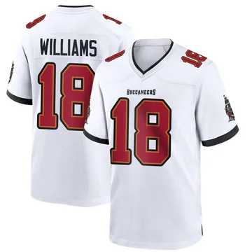 Men's Josh Williams Tampa Bay Buccaneers Game White Jersey