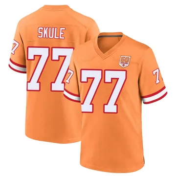 Men's Justin Skule Tampa Bay Buccaneers Game Cream sicle 50th Season Jersey