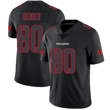 Men's Kaylon Geiger Tampa Bay Buccaneers Limited Black Impact Jersey