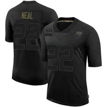 Men's Keanu Neal Tampa Bay Buccaneers Limited Black 2020 Salute To Service Jersey