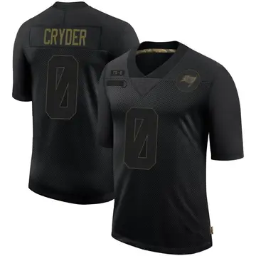 Men's Keegan Cryder Tampa Bay Buccaneers Limited Black 2020 Salute To Service Jersey