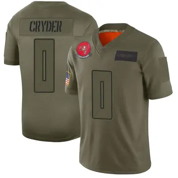 Men's Keegan Cryder Tampa Bay Buccaneers Limited Camo 2019 Salute to Service Jersey