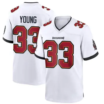 Men's Kenny Young Tampa Bay Buccaneers Game White Jersey