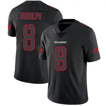 Men's Kyle Rudolph Tampa Bay Buccaneers Limited Black Impact Jersey