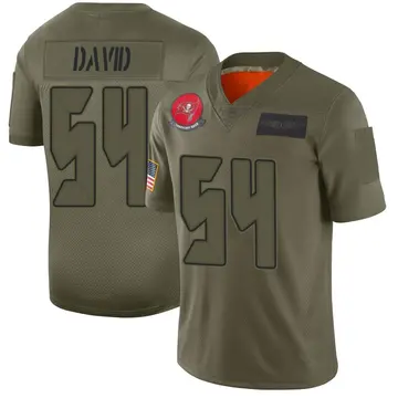 Men's Lavonte David Tampa Bay Buccaneers Limited Camo 2019 Salute to Service Jersey