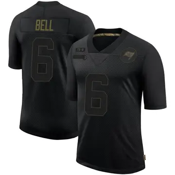 Men's Le'Veon Bell Tampa Bay Buccaneers Limited Black 2020 Salute To Service Jersey