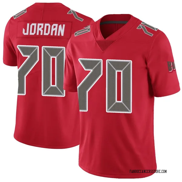 Men's Michael Jordan Tampa Bay Buccaneers Limited Red Color Rush Jersey