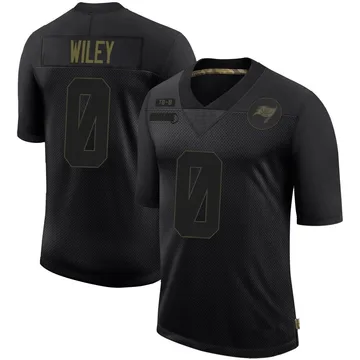 Men's Michael Wiley Tampa Bay Buccaneers Limited Black 2020 Salute To Service Jersey