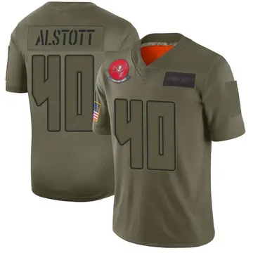 Men's Mike Alstott Tampa Bay Buccaneers Limited Camo 2019 Salute to Service Jersey