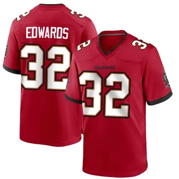 Men's Mike Edwards Tampa Bay Buccaneers Game Red Team Color Jersey