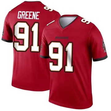 Men's Mike Greene Tampa Bay Buccaneers Legend Red Jersey
