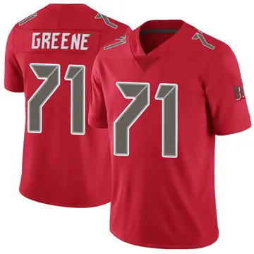 Men's Mike Greene Tampa Bay Buccaneers Limited Red Color Rush Jersey