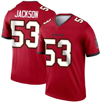 Men's Nick Jackson Tampa Bay Buccaneers Legend Red Jersey