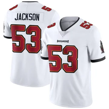 Men's Nick Jackson Tampa Bay Buccaneers Limited White Vapor Untouchable Jersey