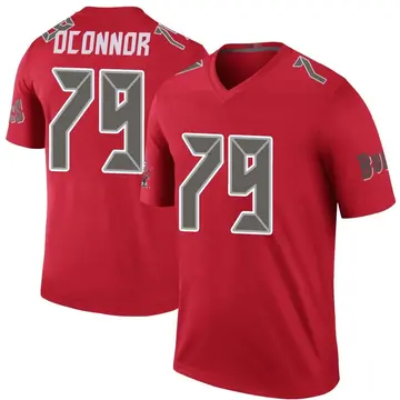 Men's Patrick O'Connor Tampa Bay Buccaneers Legend Red Color Rush Jersey