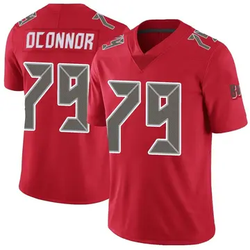 Men's Patrick O'Connor Tampa Bay Buccaneers Limited Red Color Rush Jersey
