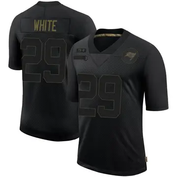 Men's Rachaad White Tampa Bay Buccaneers Limited Black 2020 Salute To Service Jersey